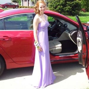 Gorgeous purple formal gown